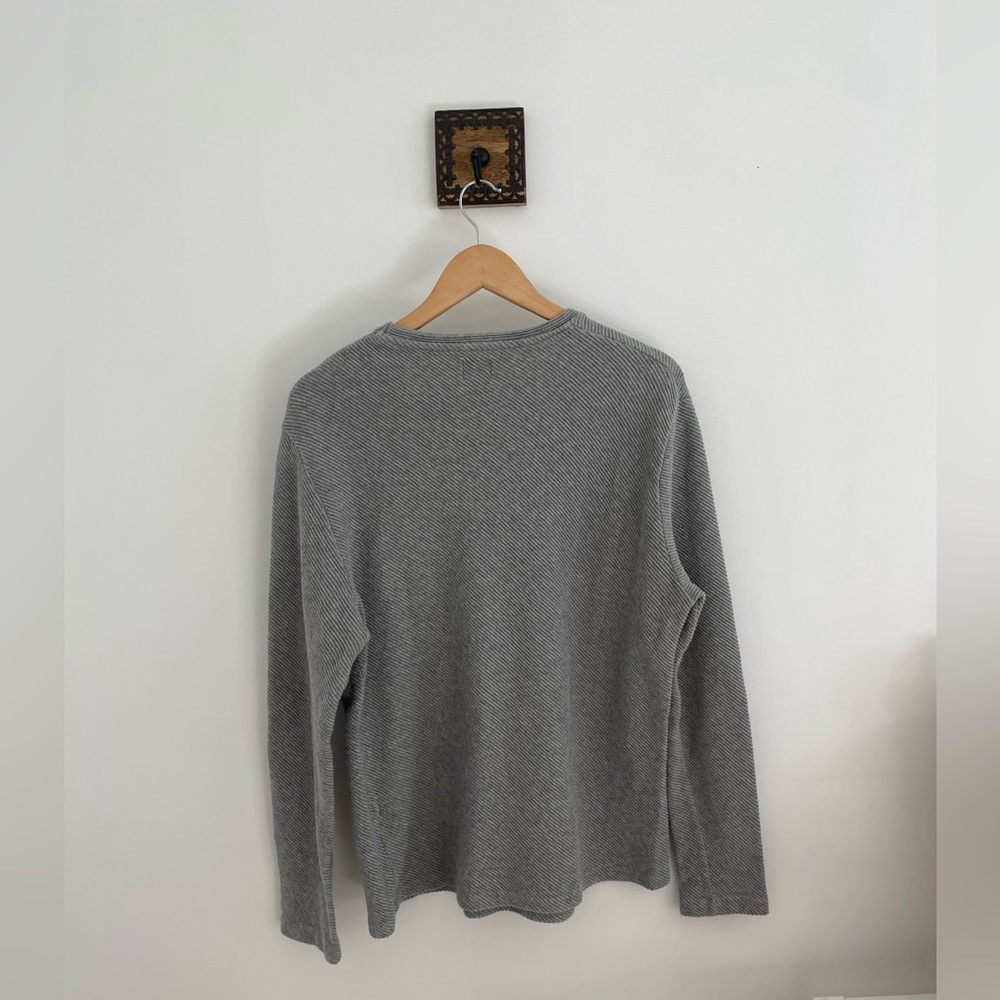 Zara Grey Ribbed Sweater - Picture 3 of 4
